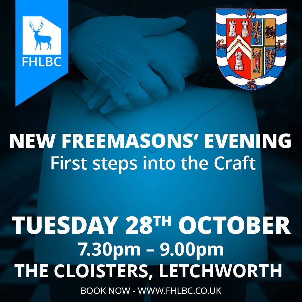 New Freemasons’ Evening - First Steps into the Craft - Letchworth