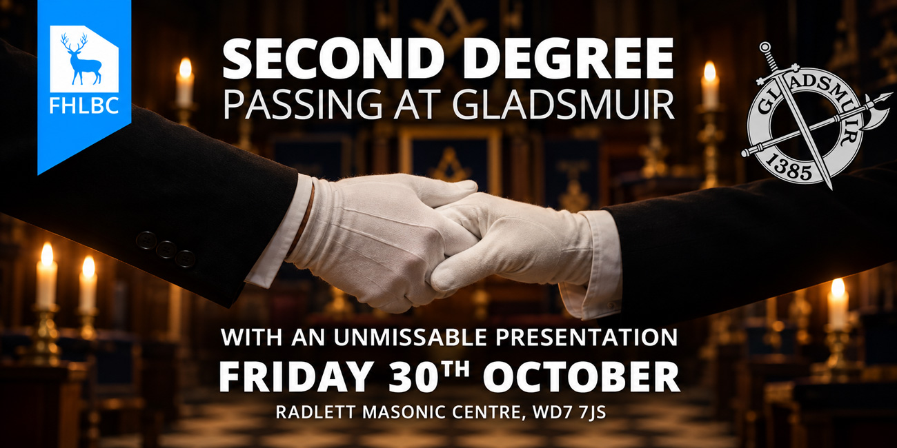 Second Degree Passing at Gladsmuir Lodge No. 1385